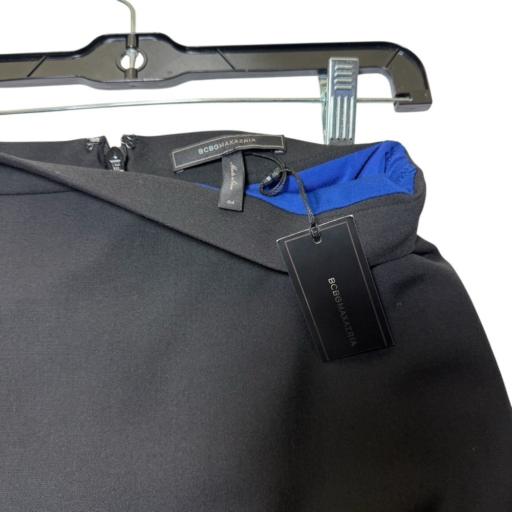 BCBGMaxAzria Skirt two tone Black and  Royal Blue - Picture 9 of 15